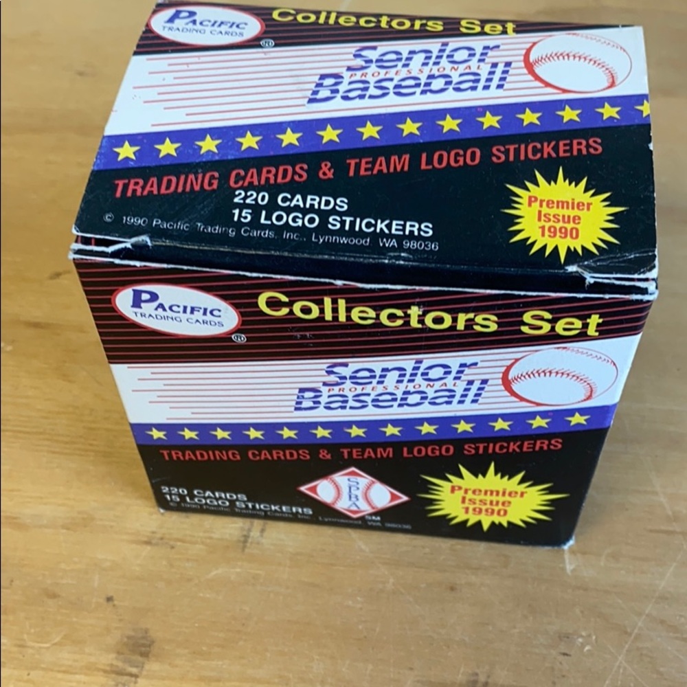 Pacific trading cards senior baseball collector